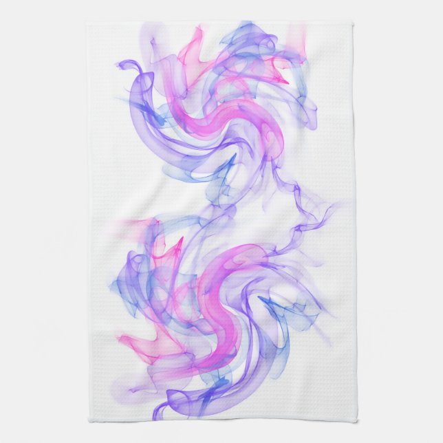 Linge De Cuisine Fumée Abstraite sur l'eau (Vertical)