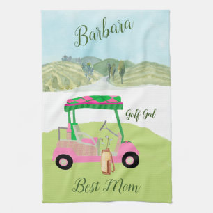 Linge De Cuisine Fun Glam Golf Panier Pittoresque Meilleur nom mama