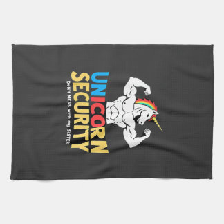 Linge De Cuisine Funny Brother Unicorn Security Dont Mess With My S