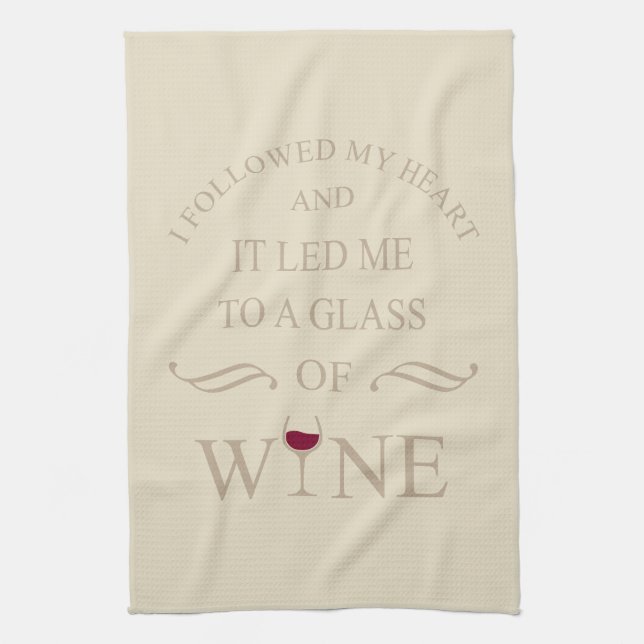 Linge De Cuisine Funny cite le célèbre slogan de buveur de vin (Vertical)