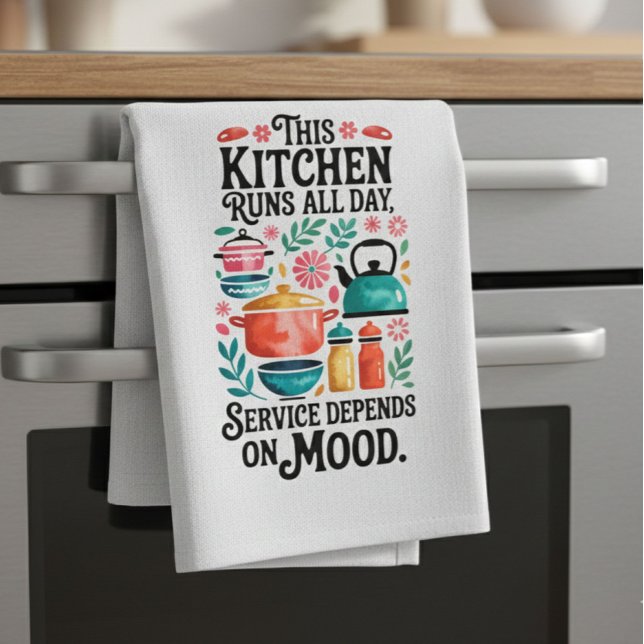 Linge De Cuisine Funny Kitchen Towel Quote Dish  (Créateur téléchargé)