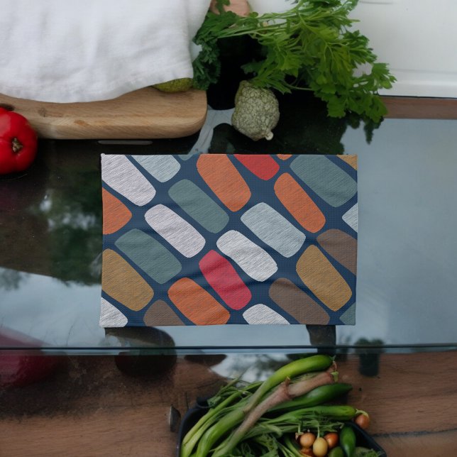 Linge De Cuisine Galets multicolores (Kitchen Towel)