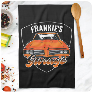 Linge De Cuisine Garage automobile personnalisé 1969 Ram Air 400 Mu