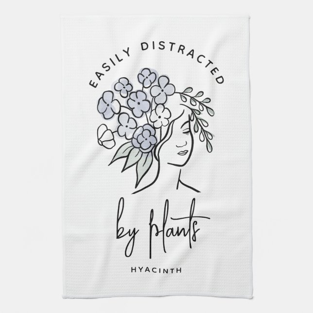 Linge De Cuisine Gardener distrait Boho Floral mignon Plante (Vertical)