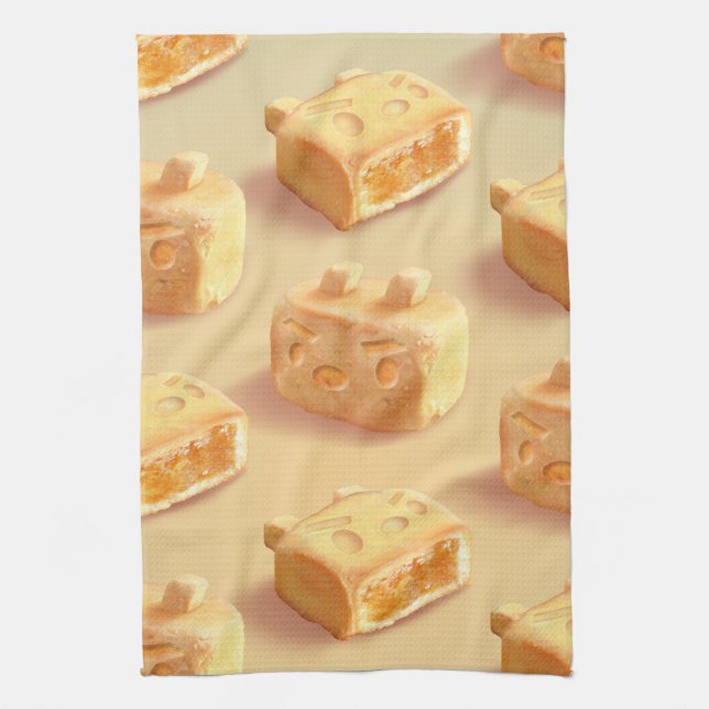 Linge De Cuisine Gâteau à l'ananas (Vertical)