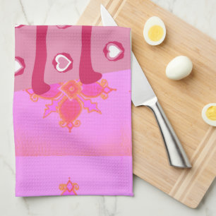 Linge De Cuisine Gâteau d'anniversaire floral pour elle / Filles Ar
