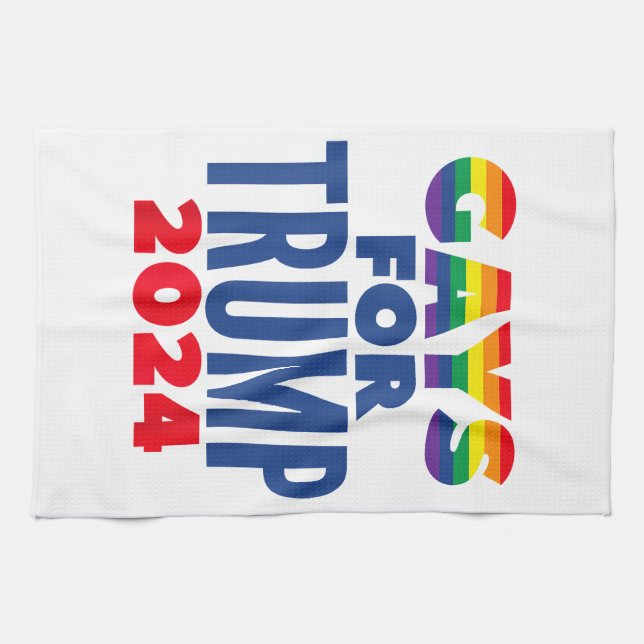 Linge De Cuisine Gays Pour L'Élection De Trump En 2024 (Horizontal)