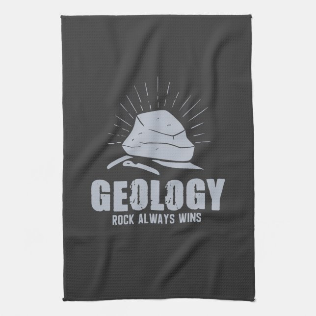 Linge De Cuisine Géologie - Le rock gagne toujours (Vertical)
