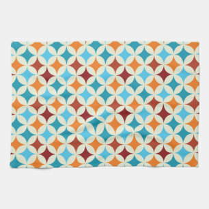 Linge De Cuisine Géométrique stylé : Motif Vintage sans couture