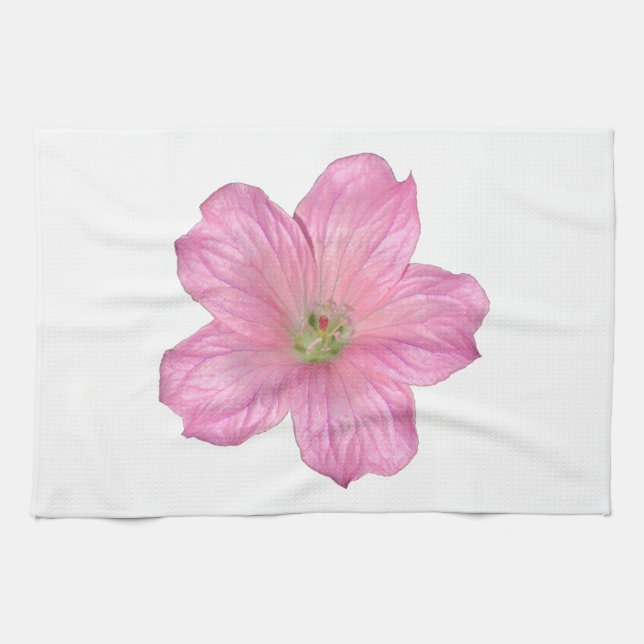 Linge De Cuisine Géranium rose (Horizontal)