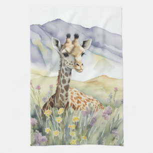Linge De Cuisine Giraffe