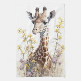 Linge De Cuisine Giraffe