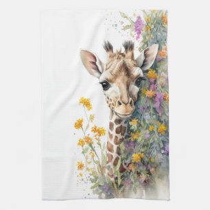 Linge De Cuisine Giraffe