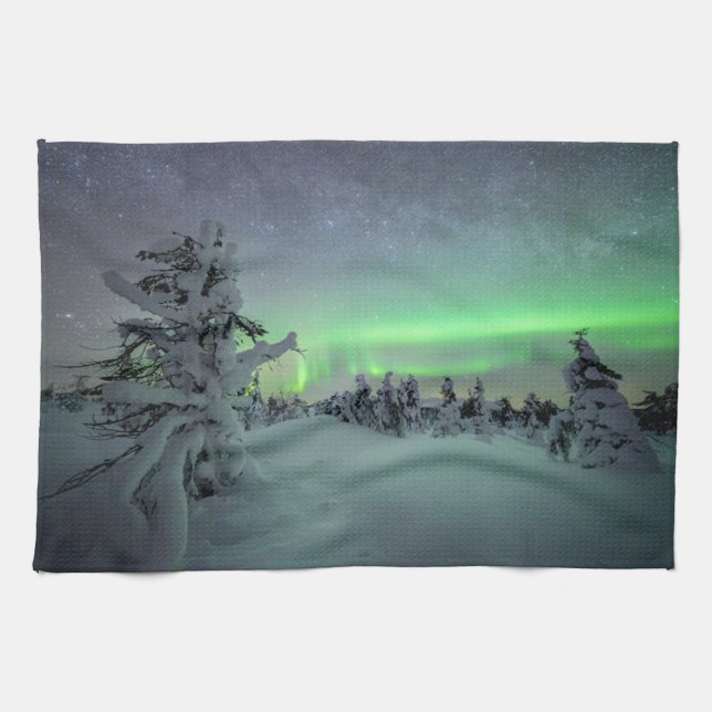 Linge De Cuisine Glace et neige | Parc national de Pallas-Yllastunt (Horizontal)