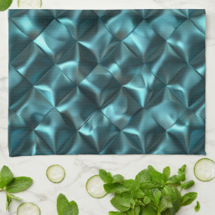 Linge De Cuisine Glam Abstrait bleu turquoise