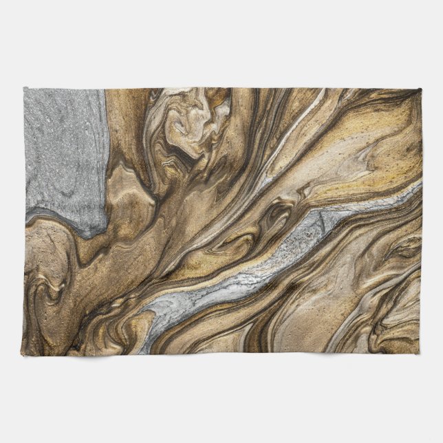 Linge De Cuisine glamour 001 couleurs marron liquide (Horizontal)