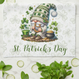 Linge De Cuisine Gnome de la Saint-Patrick Fantaisiste