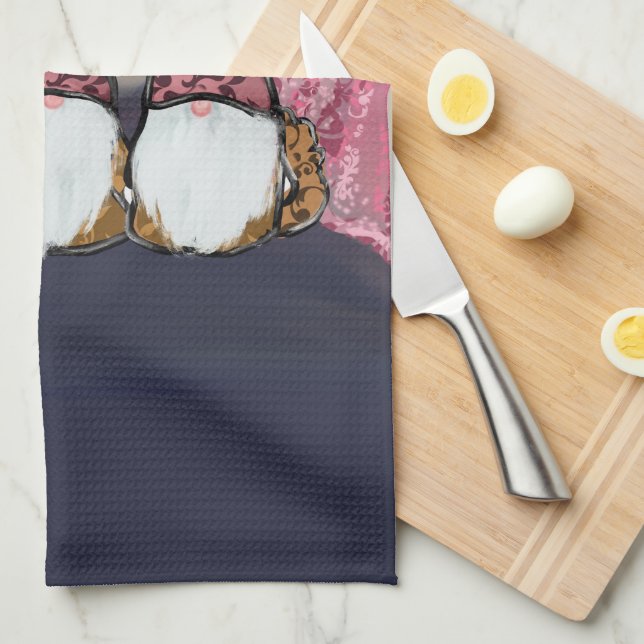 LINGE DE CUISINE  GNOMES           (Quart Plié)