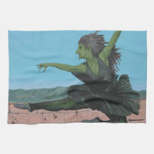Linge De Cuisine Goblin fille Ballerina Danseuse Imaginaire Serviet