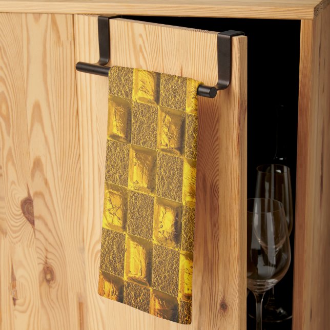 Linge De Cuisine Golden Brown (Pliage en tiers)