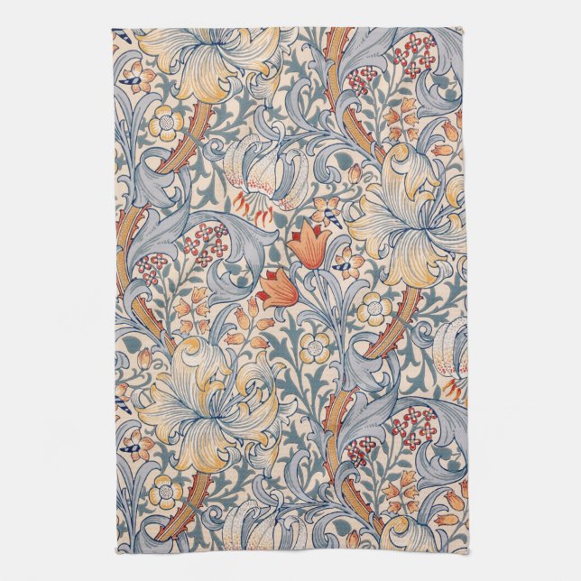 Linge De Cuisine Golden Lily, William Morris (Vertical)