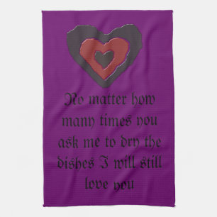 Linge De Cuisine Gothique Melting Amour Coeur Cuisine personnalisée