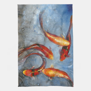 Linge De Cuisine Gracieux Koi I
