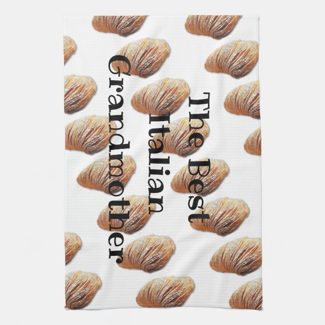 Linge De Cuisine Grand-mère italienne - tissu de cuisine (Vertical)