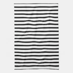 Linge De Cuisine Grandes taches noires et blanches