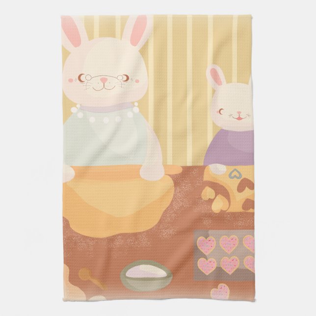 Linge De Cuisine Grandma Baking Cookies (Vertical)