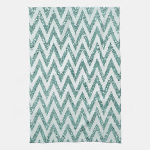 Linge De Cuisine Gratuit Vert Blanc Chevron Stripes Noël