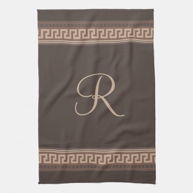 Linge De Cuisine Greek Key (Vertical)