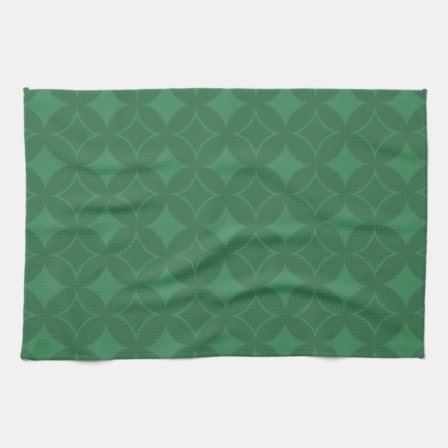 Linge De Cuisine Green Shippo motif (Horizontal)
