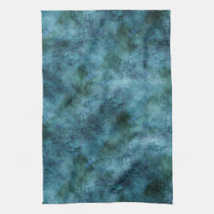 Linge De Cuisine Green Turquoise Aqua Blue Earth Ocean Marbre Abstr