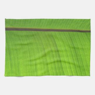 Linge De Cuisine Gros plan de la feuille de banane