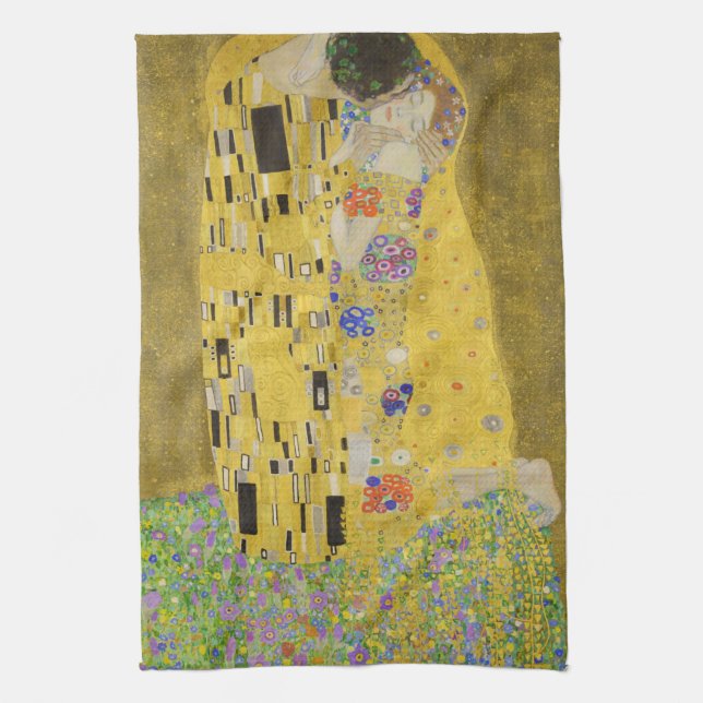 Linge De Cuisine Gustav Klimt - Le baiser (Vertical)
