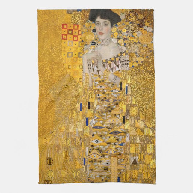 Linge De Cuisine Gustav Klimt - Portrait d'Adele Bloch-Bauer I (Vertical)