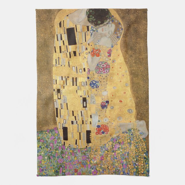 Linge De Cuisine Gustav Klimt | The Kiss, 1907-08 (Vertical)