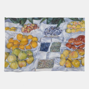 Linge De Cuisine Gustave Caillebotte - Fruits disposés sur un étala