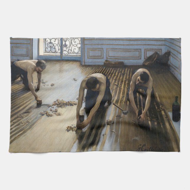 Linge De Cuisine Gustave Caillebotte - Les Graveuses (Horizontal)