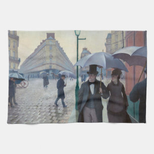 Linge De Cuisine Gustave Caillebotte - Paris Street ; Rainy Day