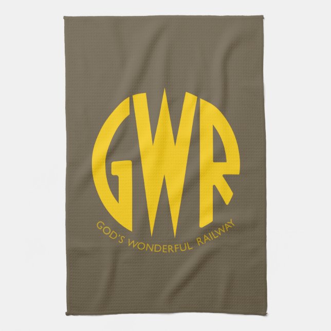 Linge De Cuisine GWR Great Western Railways 1930 Trains Randonnée C (Vertical)