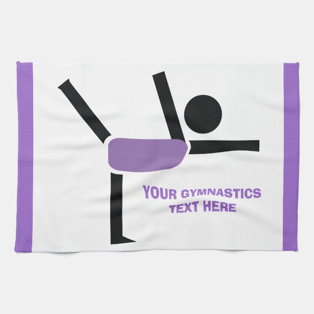 Linge De Cuisine Gymnastique cadeaux, gymnastique artiste sur mesur (Horizontal)