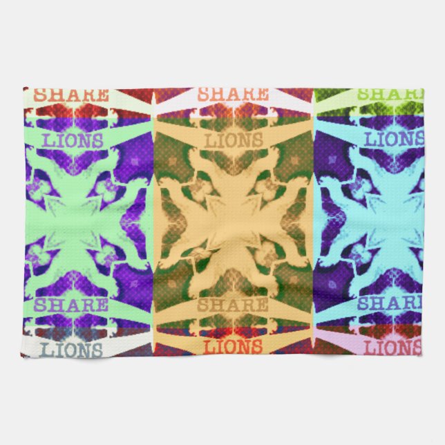 Linge De Cuisine Hakuna Matata lions cadeau (Horizontal)