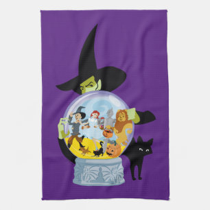 Linge De Cuisine Halloween en cristal de sorcière méchante