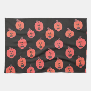 Linge De Cuisine Halloween Jack-o'-lantern
