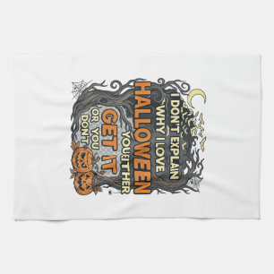 Linge De Cuisine Halloween Obtenez-le Arbre Épouvantable Citrouille