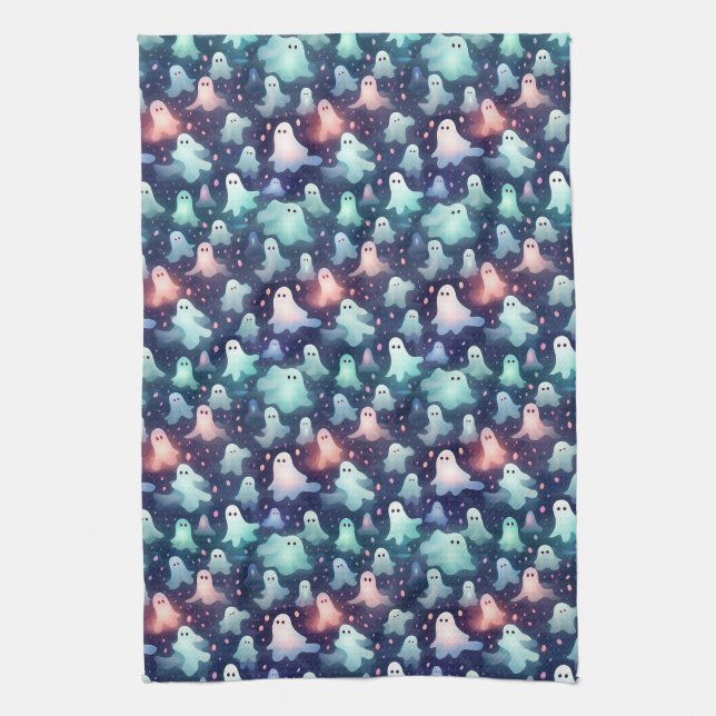 Linge De Cuisine Halloween Scandale et fantômes (Vertical)