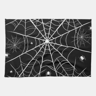 Linge De Cuisine Halloween Spider Web