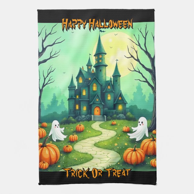 Linge De Cuisine Halloween Spooky Cute Modern Collection (Vertical)